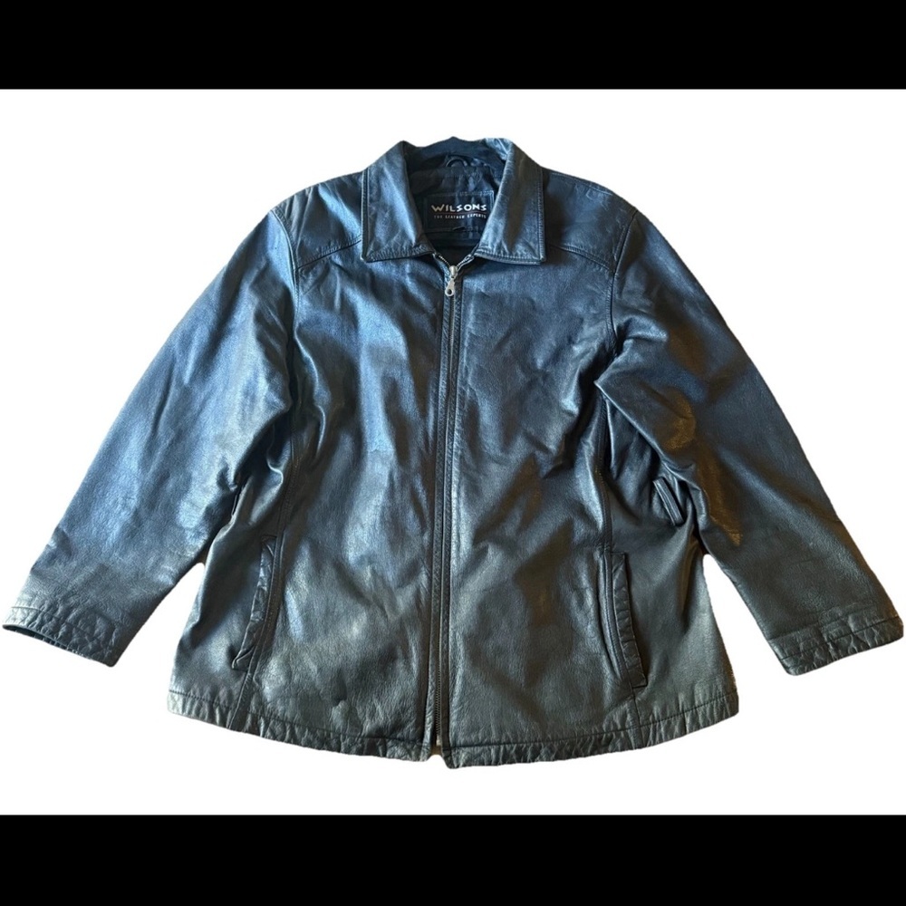 Wilson’s Black Leather Jacket Women’s Size Extra Large